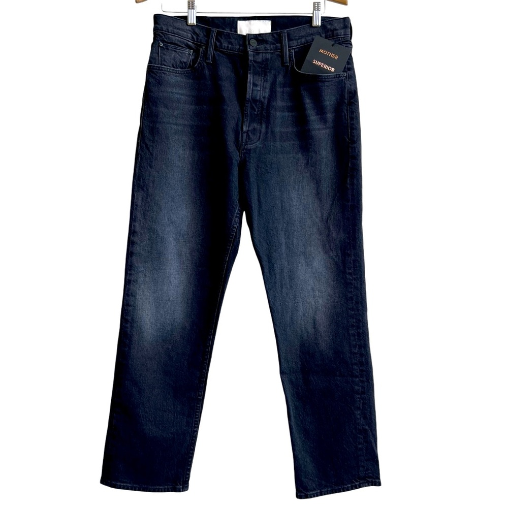 Mother Superior NWT The Tomcat Lies Lies Lies Size 32 Black Button Fly Jeans